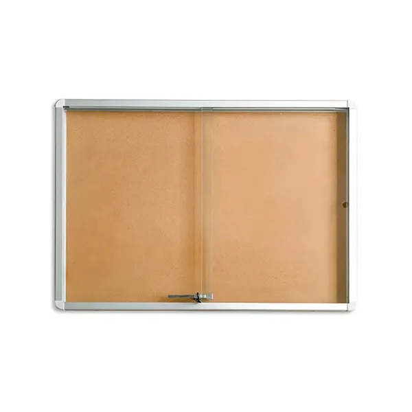 Tabla oglasna Rocada 18xA4, plutana, klizna vrata, 138x99 Slika 1