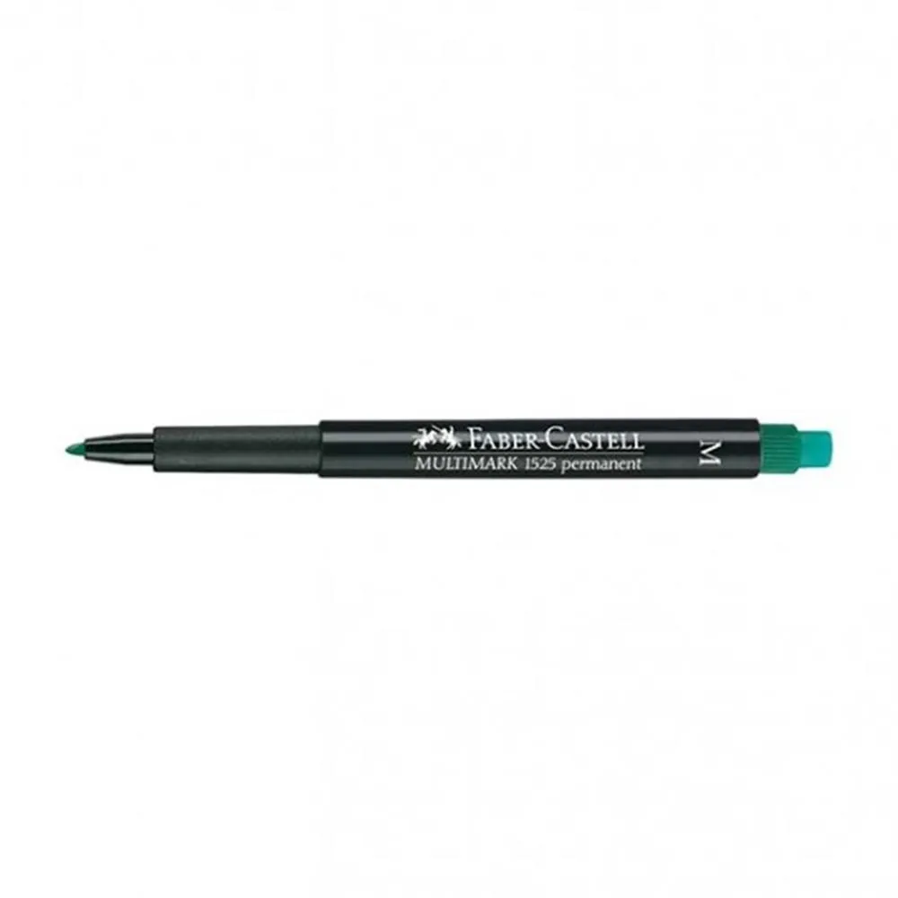 Flomaster OHP M 1mm Faber Castell zeleni 13867 Slika 1