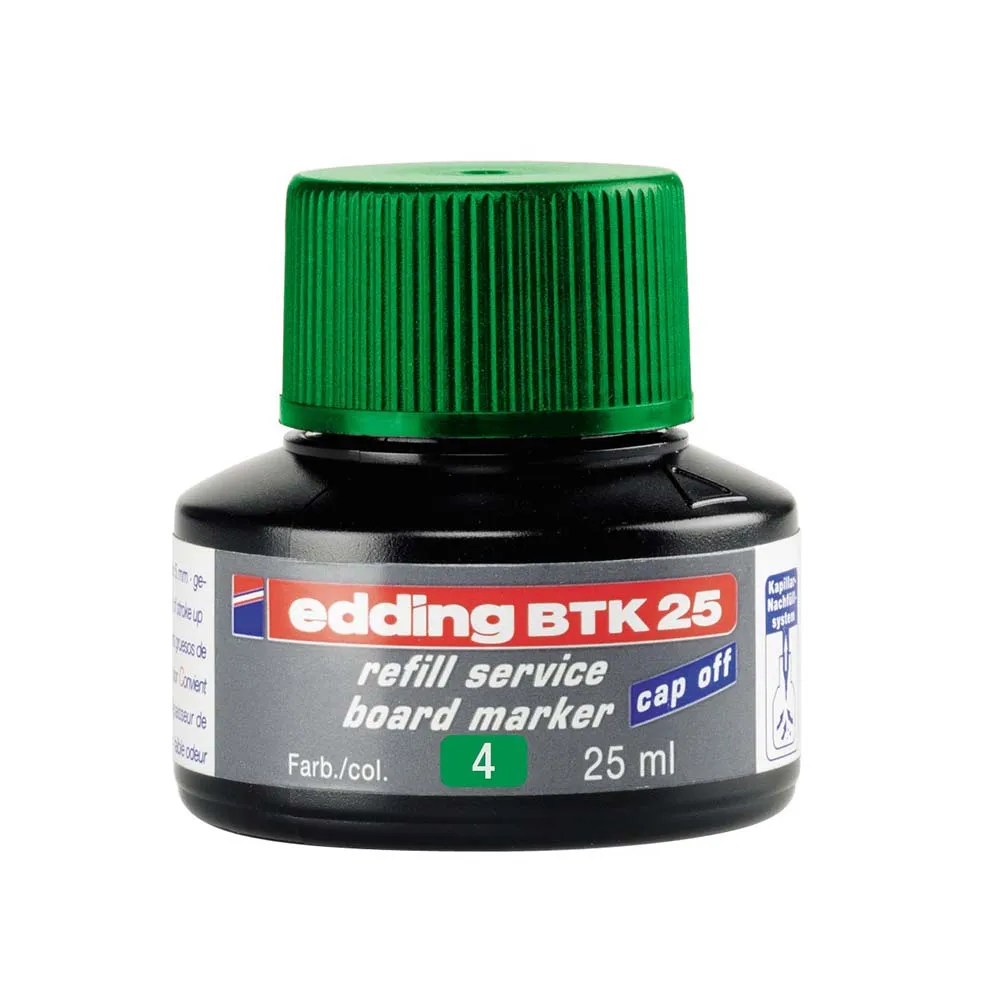 Refil za board marker Edding BTK 25 ml Zeleni Slika 1