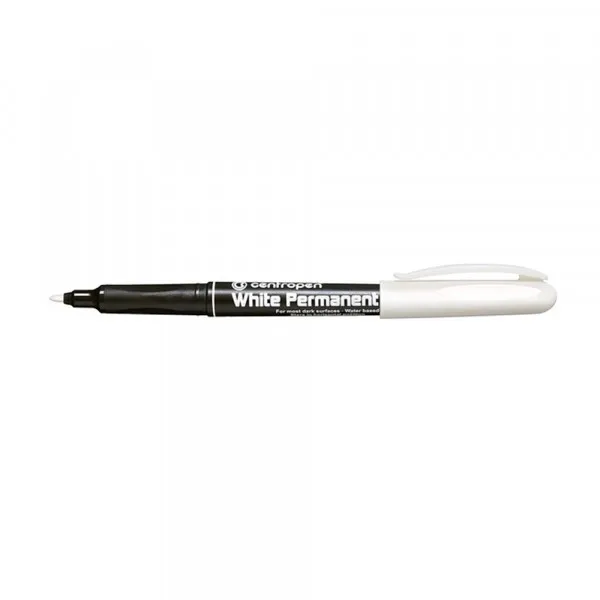 Permanentni marker Centropen 2686 1.2mm beli Slika 1