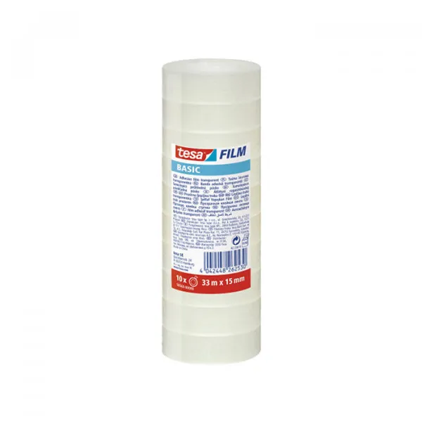 Lepljiva traka Basic Tesa 15mmx33mm pk10 58568 Slika 1