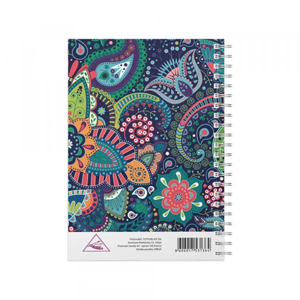 Helios Sveska A5 Mandala spirala sk 100l (HL) Slika 6