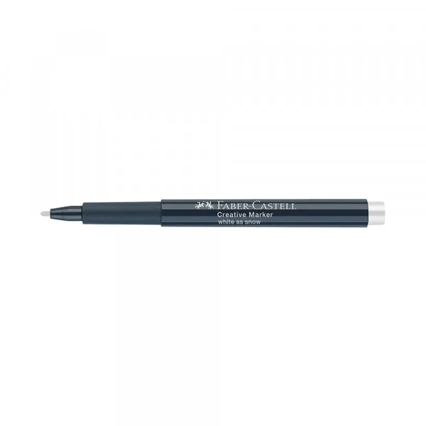 Permanent Marker Faber Castell Creative beli 1,5mm 160701 Slika 3