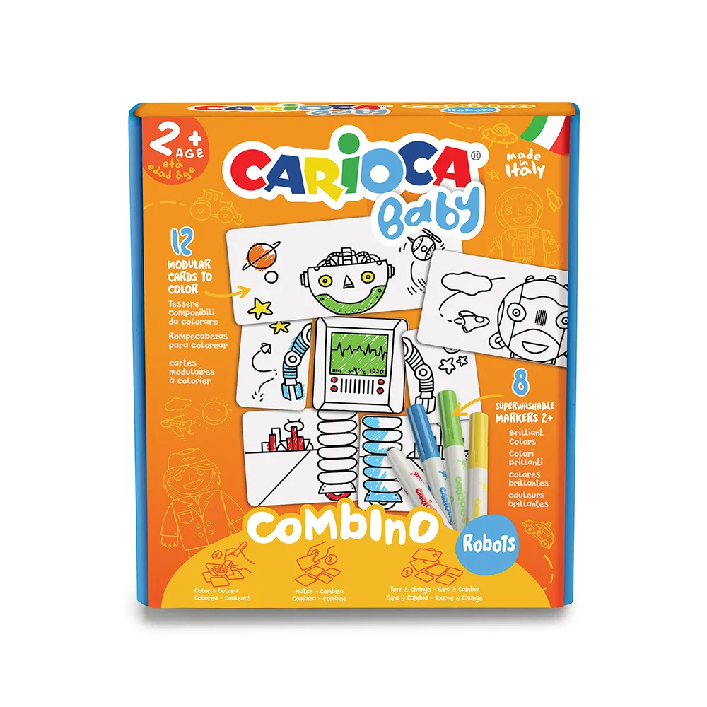 Flomaster set Carioca Combino Robots Baby 1/8 42896 Slika 1