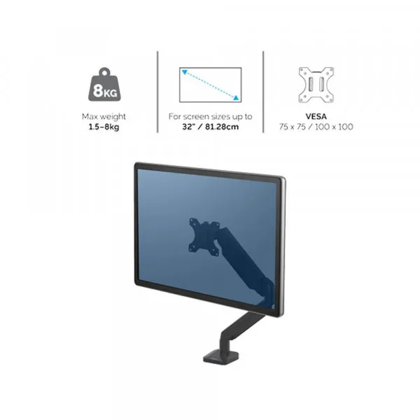 Nosač monitora Fellowes Platinum series Single beli 8056201 Slika 2