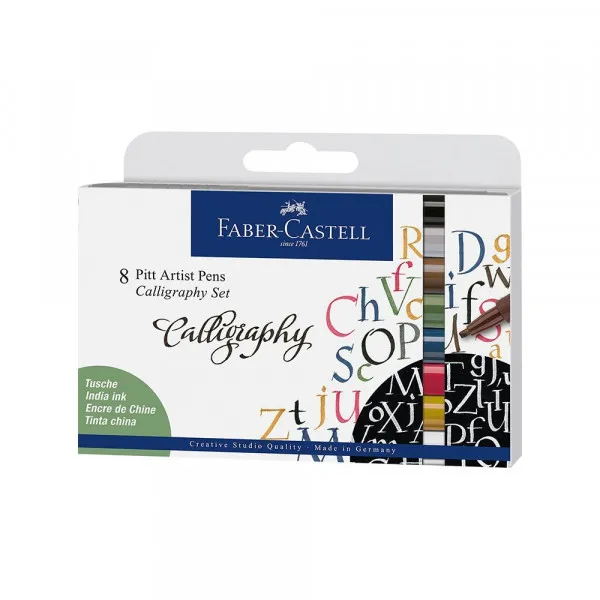 Pitt art set za kaligrafiju Faber Castell 1/8 167508 Slika 1