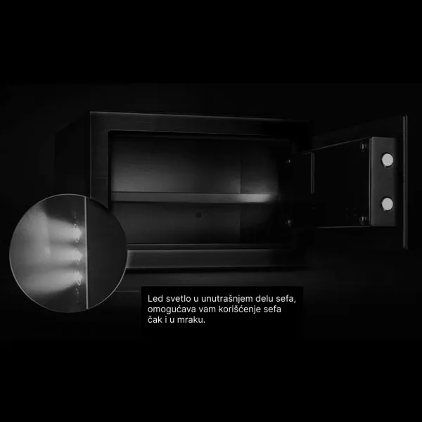 Diplomat Sef DIPLOMAT Combi 5 EL Titanium black Slika 3