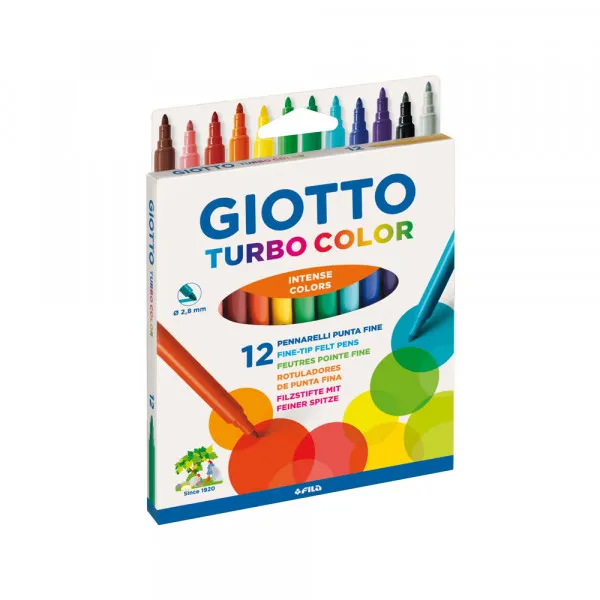 Flomaster GIOTTO Turbo color 1/12 (071400) Slika 1