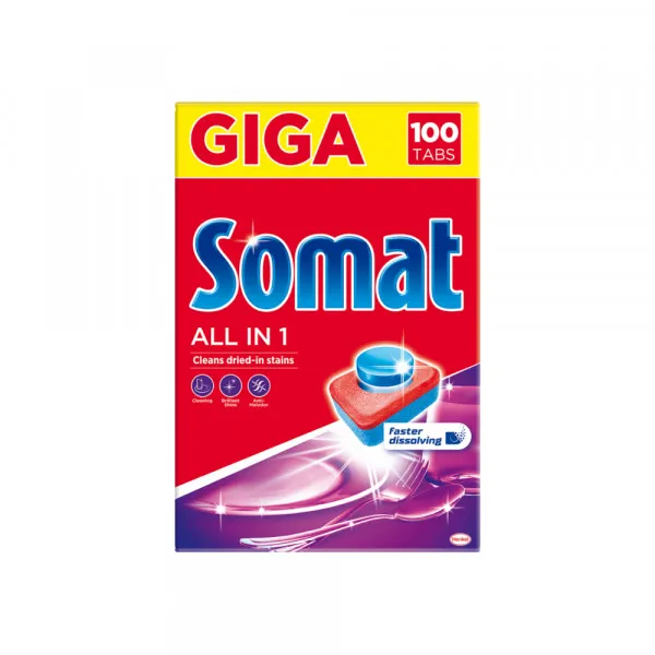 Hemija Tablete Somat All in 1 1/100 Slika 1