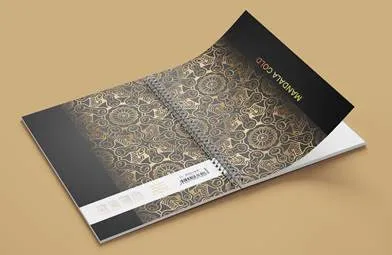 Helios Sveska A4 Mandala gold spirala sk 100l (HL) Slika 3