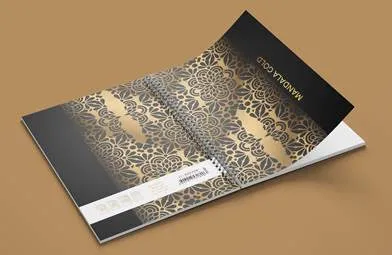 Helios Sveska A5 Mandala gold spirala sk 100l (HL) Slika 3