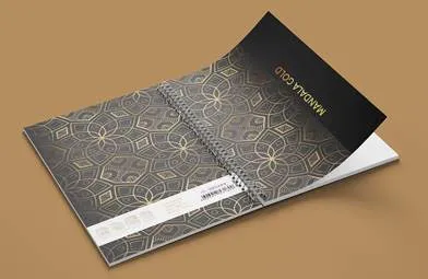 Helios Sveska A5 Mandala gold spirala sk 100l (HL) Slika 5