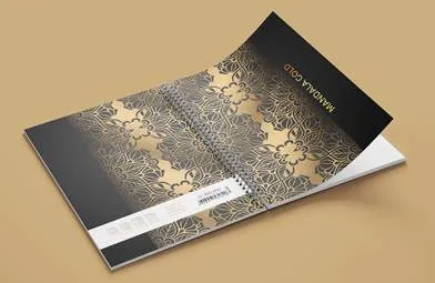 Helios Sveska A5 Mandala gold spirala sk 100l (HL) Slika 2