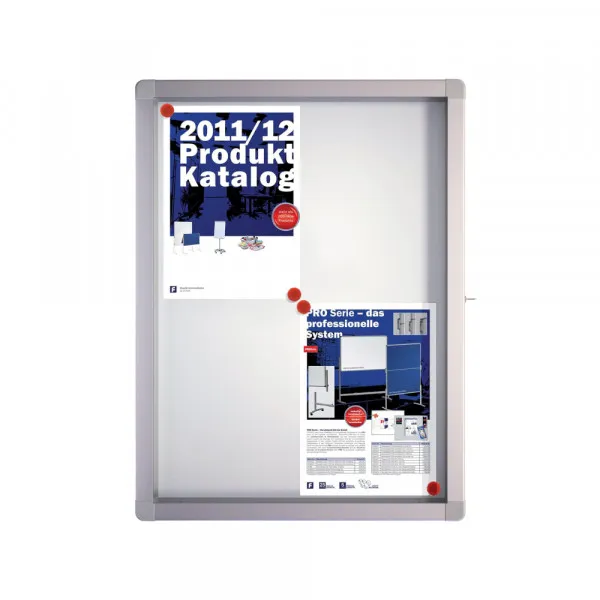 2x3 Tabla oglasna 2X3 SK4SE bela magnetna, vodootporna, 4xA4, vrata, staklo Slika 1