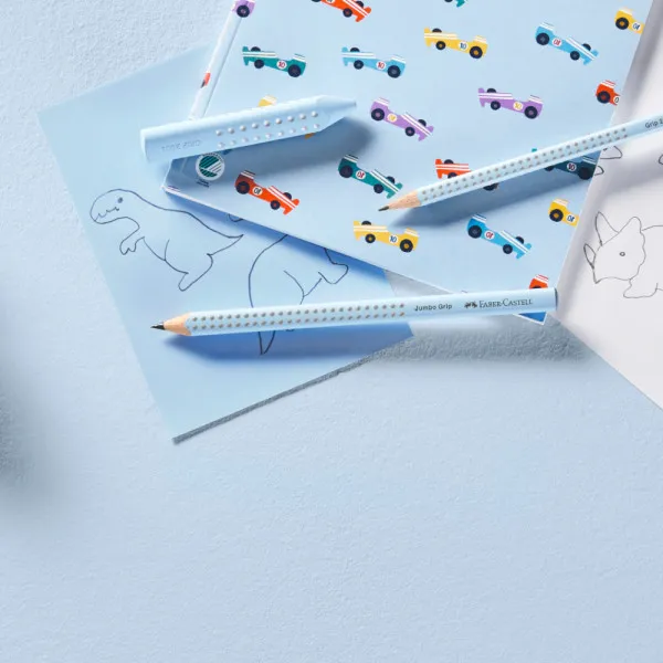 Gumica Faber Castell Grip olovka sky blue (1/10) 587074 Slika 2