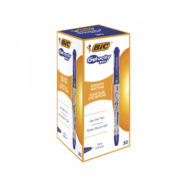 Hemijska olovka Bic Gelocity stick plava BX30 Slika 2