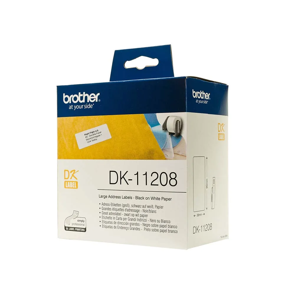 Brother DK-11208 nalepnice 38x90mm /400 kom Slika 1