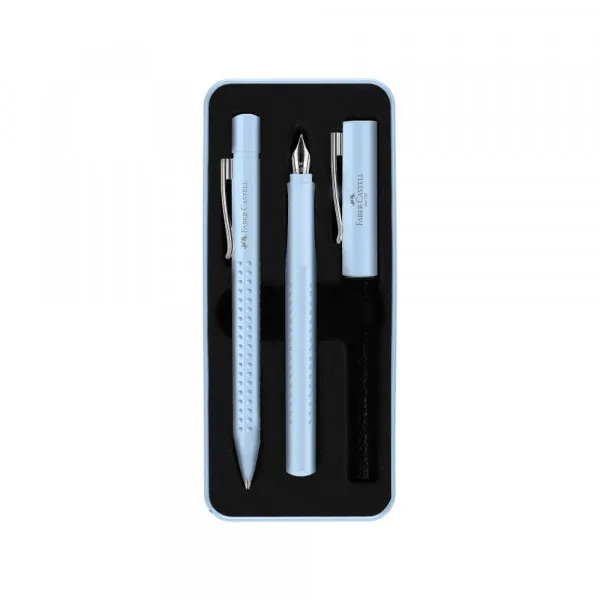 Set Faber Castell Grip 2010 hem.ol.+naliv pero M sky blue 201524 Slika 1