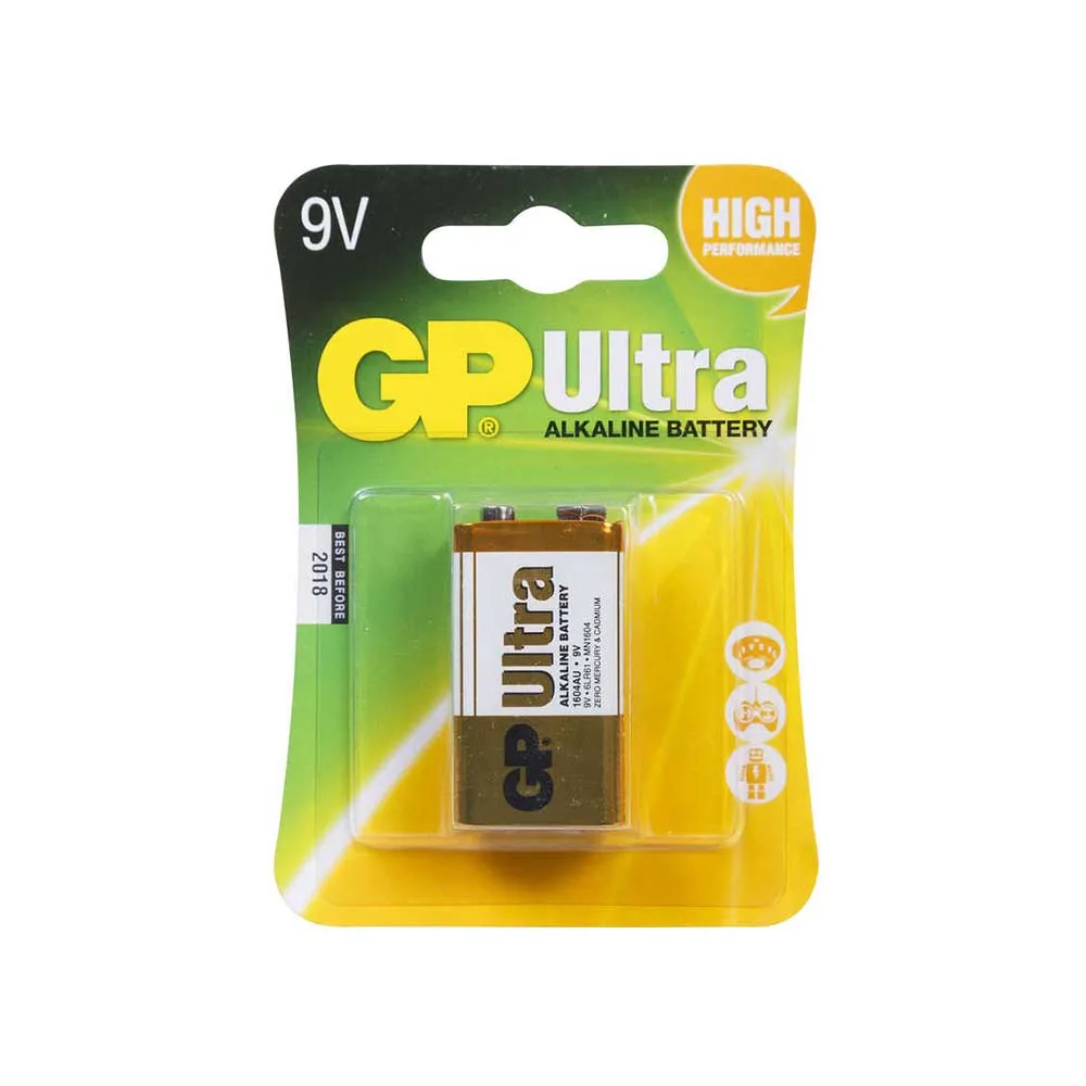 Gp Baterija GP ultra alkalna 9V LR61 1/1 Slika 1