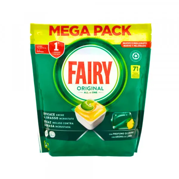 Hemija Kapsule za sudomašinu Fairy All in One LEMON 1/71 Slika 1