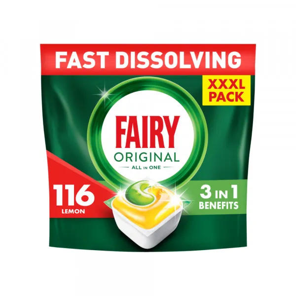 Hemija Kapsule za sudomašinu Fairy All in One LEMON 1/116 Slika 1