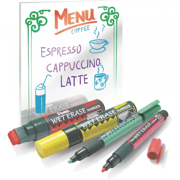 Marker tečna kreda Pentel Weterase SMW26 crvena Slika 2