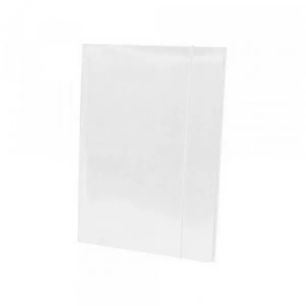 Duplo Fascikla plastificirana sa gumicom 600g bela Slika 1