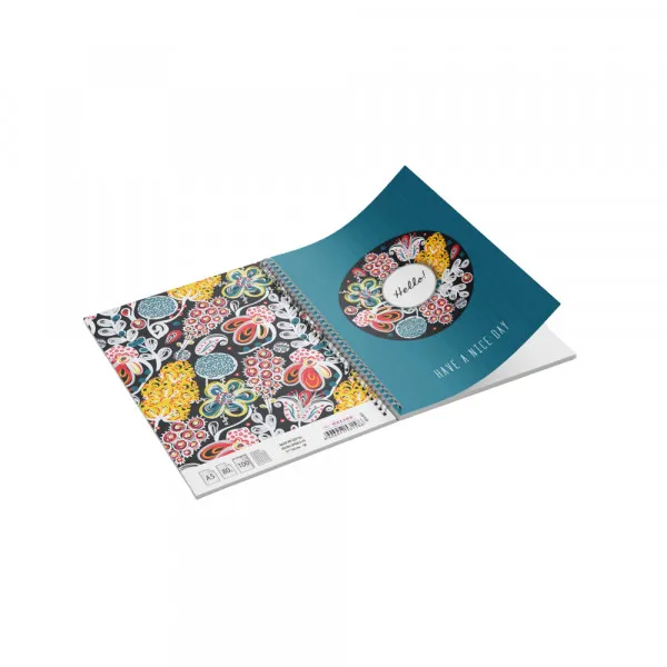 Helios Sveska A5 Mandala Hello spirala sk 100l (HL) Slika 2