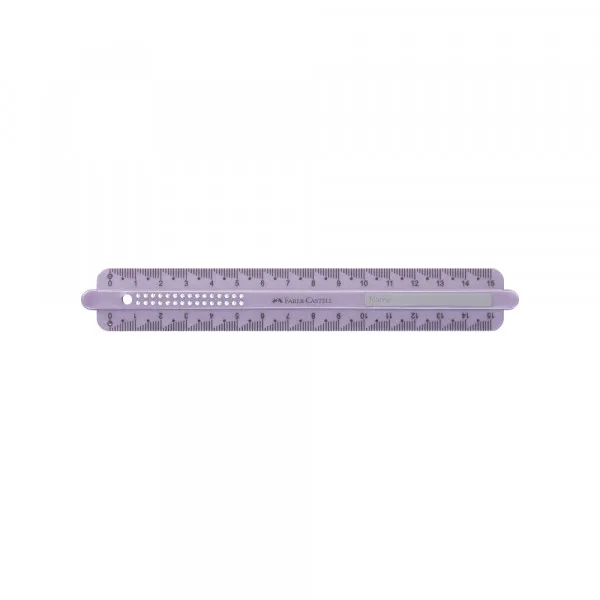 Lenjir Faber Castell Sparkle fleksibilan 15cm pastel 172015 Slika 1