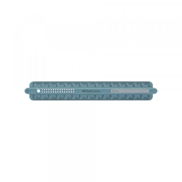 Lenjir Faber Castell Sparkle fleksibilan 15cm pastel 172015 Slika 2