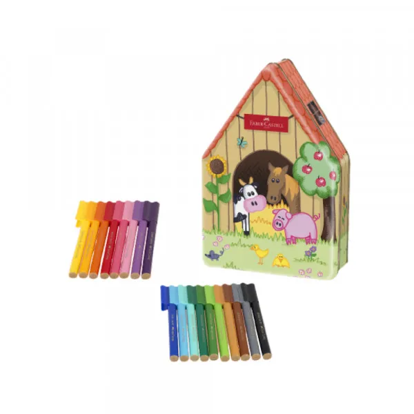 Flomaster set Faber Castell 1/18 Connector Farma 155539 Slika 3