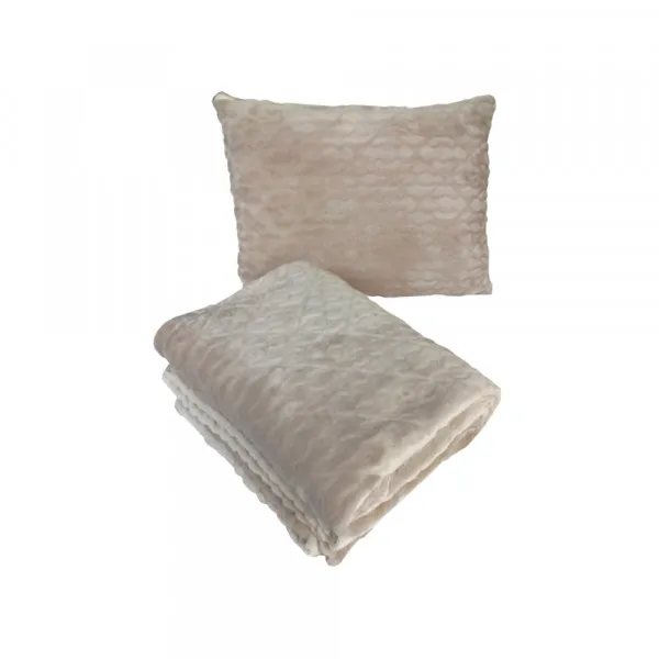 Putno ćebe Memoform Relax 2u1 krem/drap Slika 1
