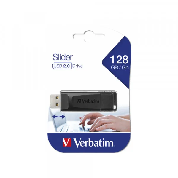 Flash USB 16GB Verbatim 2.0 Slider Black Slika 1