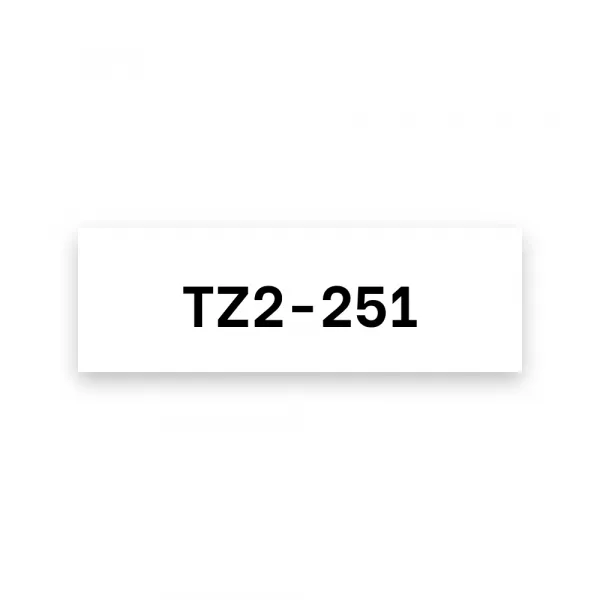 Putty TZ2-251 crna na belo 24 mm Slika 2