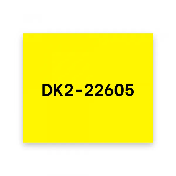 Putty DK2-22605 Kontinuirana traka 62mm x 30.48m žuta Slika 2