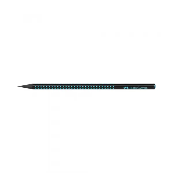 Faber Castell Grafitna olovka Faber Castel GRIP HB Sparkle 118268 Midnight ocean Slika 1