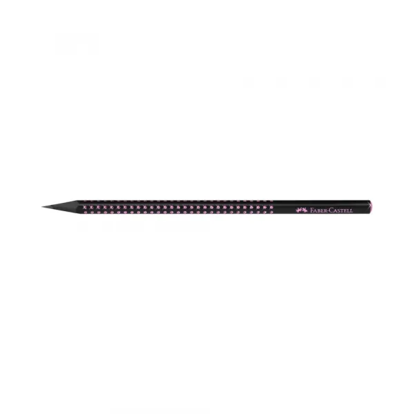 Faber Castell Grafitna olovka Faber Castel GRIP HB Sparkle 118258 Midnight rose Slika 1