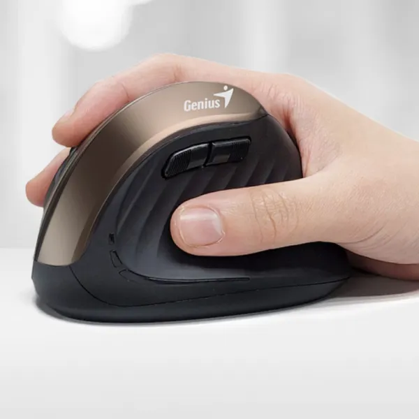 Miš Genius Ergo 8250S  USB bežični silver grey Slika 2