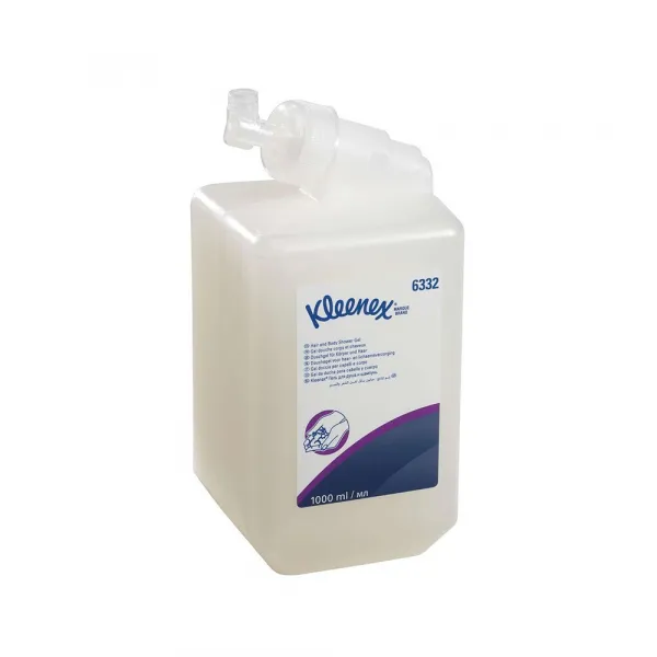 Gel za kosu i telo Kimberly-Clark Kleenex 6332, 1 litar Slika 1