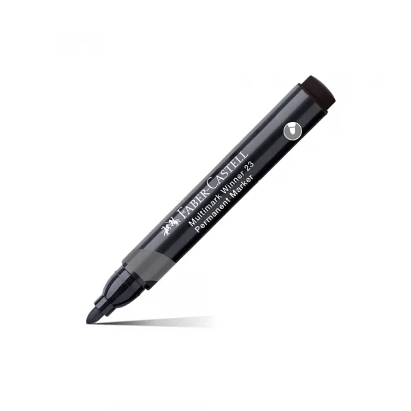 Permanent Marker Faber Castell Winner crni obli 453397 Slika 2