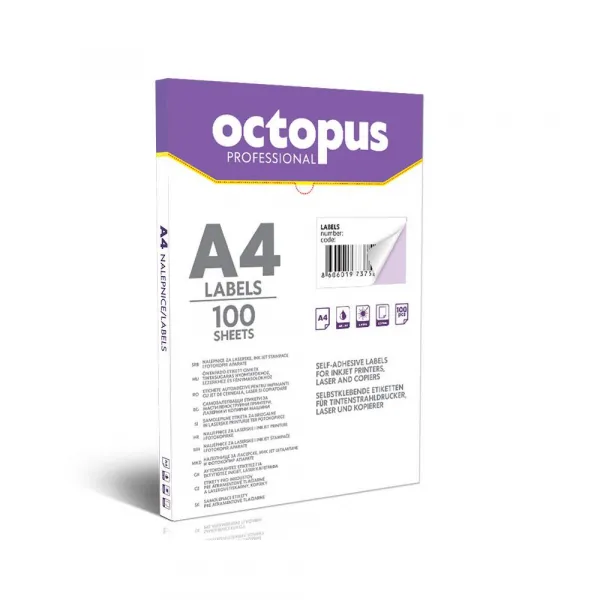 Nalepnice Octopus A4/65 38,1x21,2 1/500 UNL-2512 Slika 1