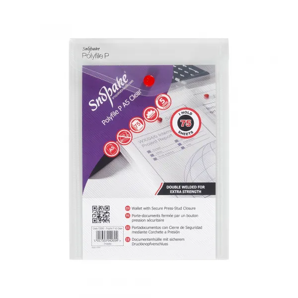 Fascikla pismo (uspravna) A5 Snopake Superline Clear Slika 1