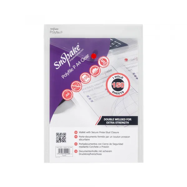 Fascikla pismo (uspravna) A4  Snopake Superline Clear Slika 1