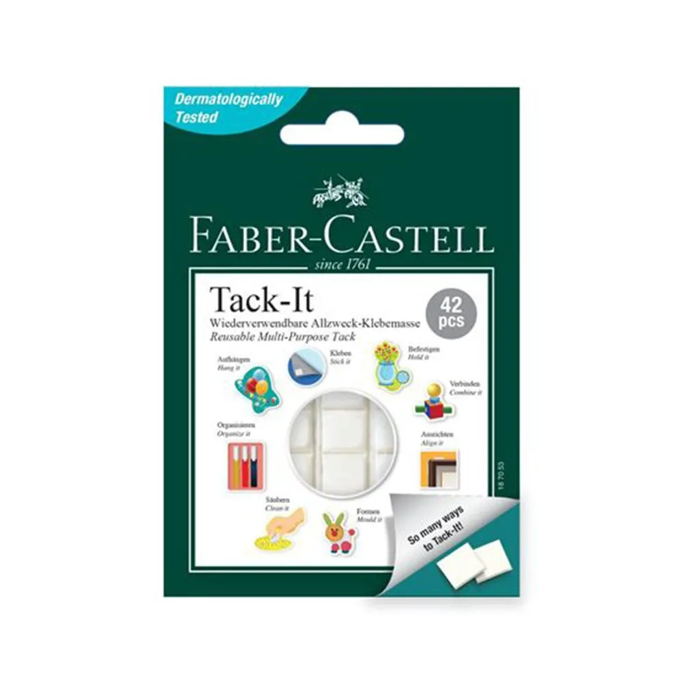 Kreativna traka samolepljivi jastučići Faber Castell bela 30gr. 1/42 187053 Slika 1