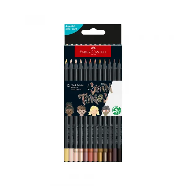 Drvene bojice Faber Castell Black Edition 1/12 116414 SKIN TONE Slika 1