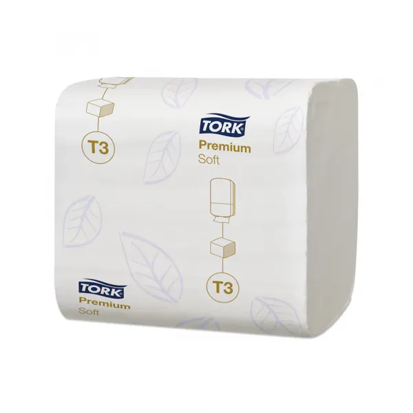 Toalet papir za dispenzer Tork T3 Premium složivi 252 lis 1/30 114273 Slika 1