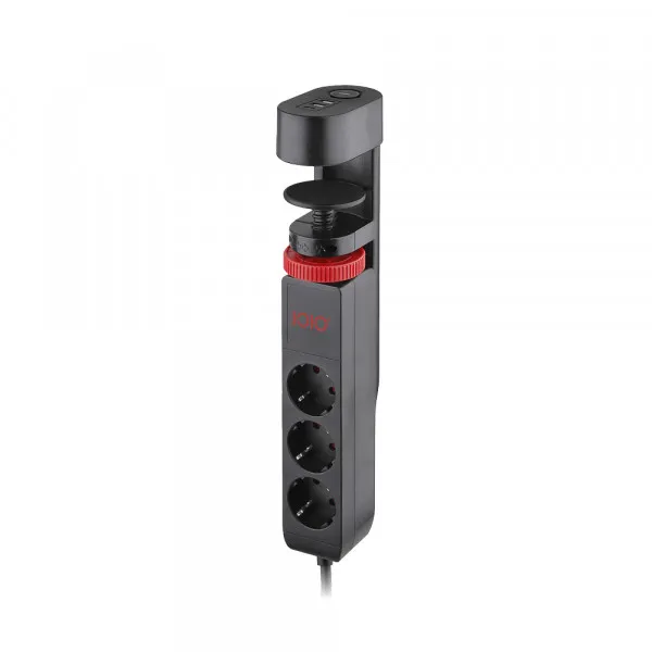 Olympia Produžni kabl SL3000 3 utičnice, 1,5m USB A/C, crni Slika 1