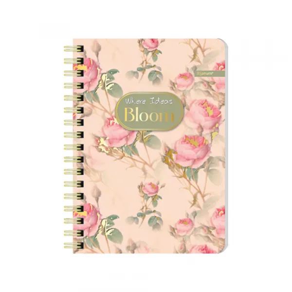 Ilijanum Sveska A6 Bloom spirala dikto 60l Slika 2