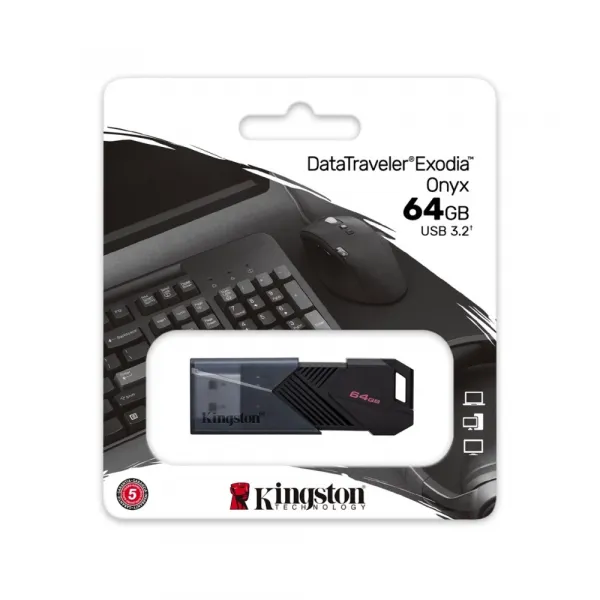 Flash USB 64GB Kingston 3.2  Exodia Onyx Slika 1