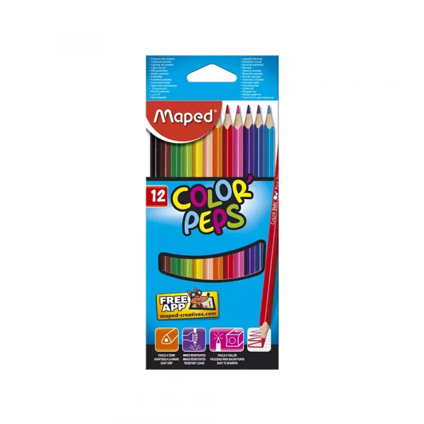 Drvene bojice Maped color peps 1/12 Slika 1
